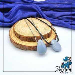 Colar com a Pedra Angelita