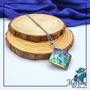 Colar pedra Abalone