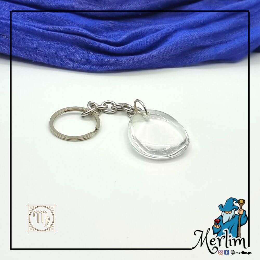 Porta-chaves pedra cristal