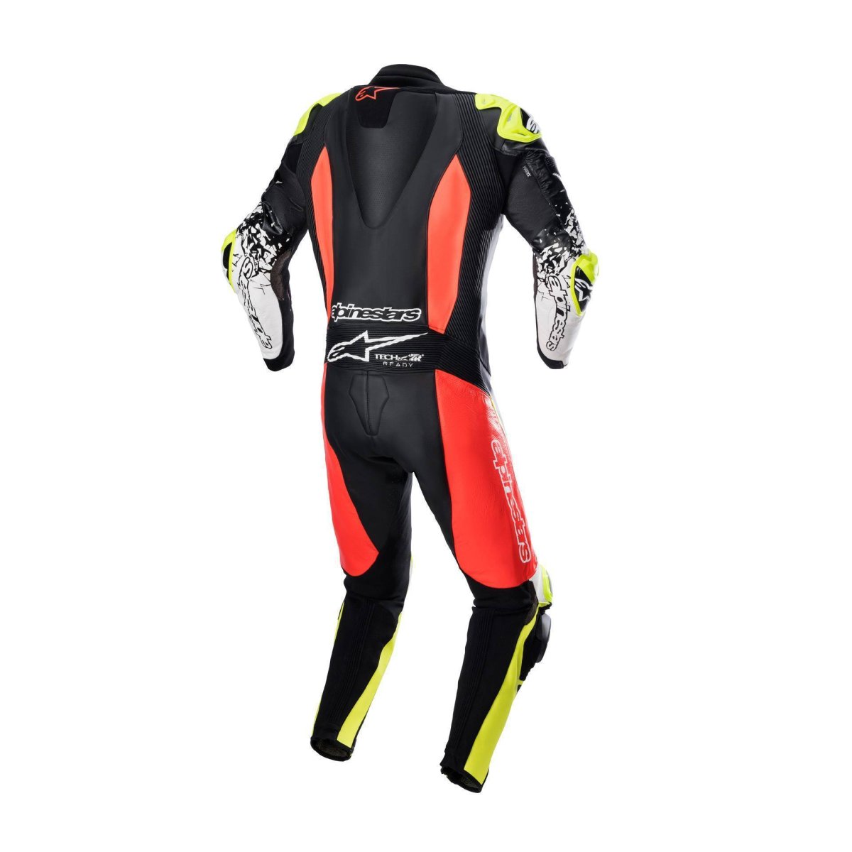 Fato Alpinestars | GP TECH V4 1 PEÇA – BLACK/RED/YELLOW FLUO - Image 3