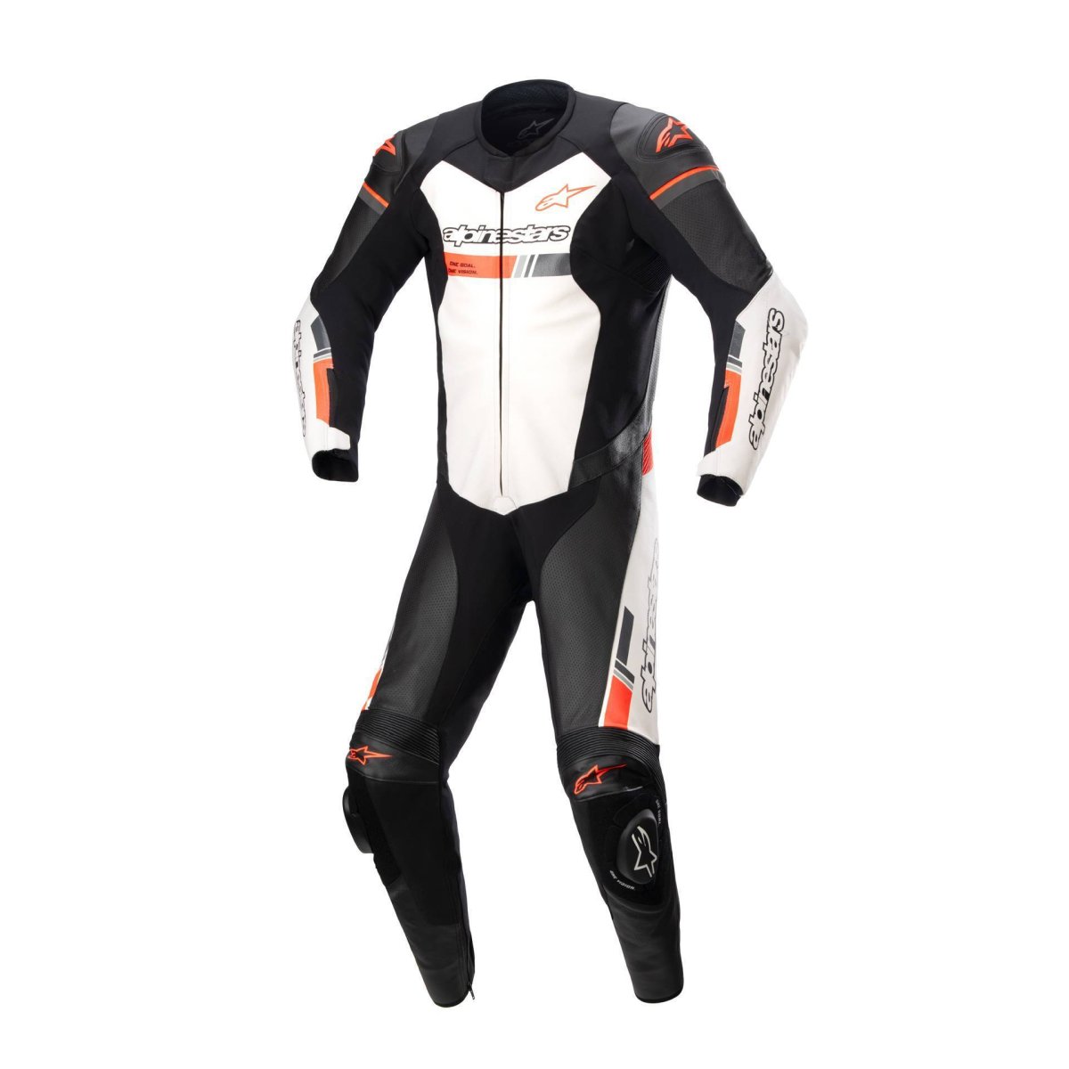 Fato Alpinestars | GP FORCE V2 1 PEÇA – BLACK/WHITE/RED - Image 2