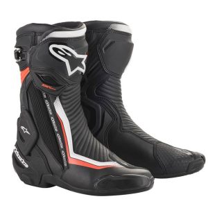 Alpinestars | S-MX PLUS V2 BLACK/WHITE/RED FLUO