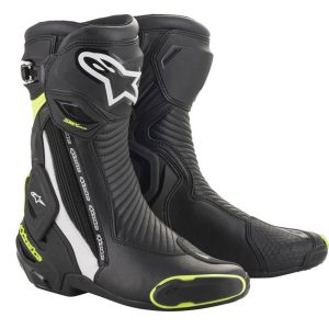 Alpinestars | S-MX PLUS V2 BLACK/WHITE/YELLOW FLUO