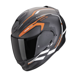SCORPION EXO-491 KRIPTA – MATT BLACK/ORANGE/WHITE