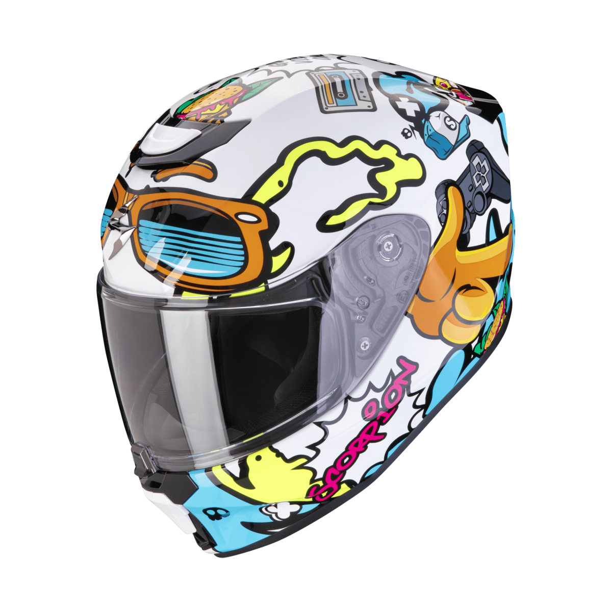SCORPION EXO-JNR AIR FUN CRIANÇA – WHITE/BLUE