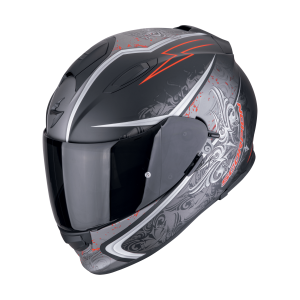 SCORPION EXO-491 RUN – MATT BLACK/RED