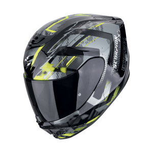 SCORPION EXO-391 CLUTTER – BLACK/YELLOW FLUO