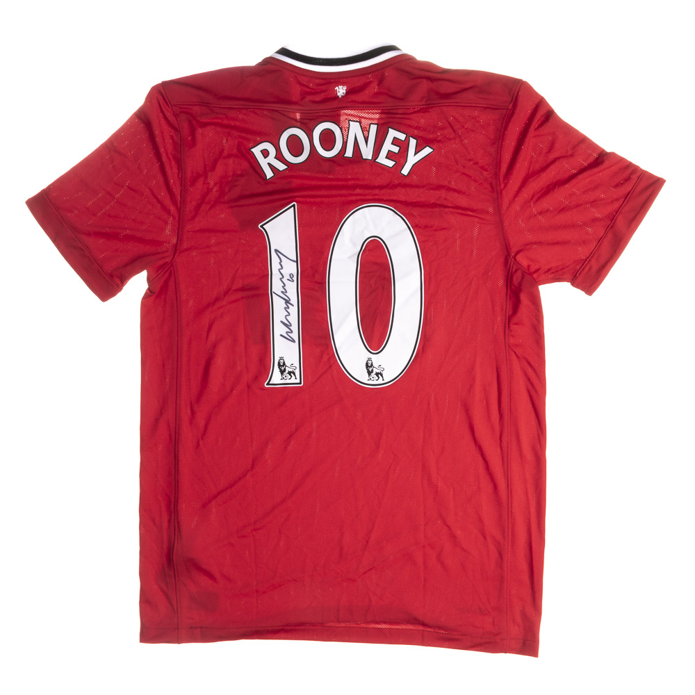 Camisa Nike Manchester 2011/12 autografada Rooney - Image 4