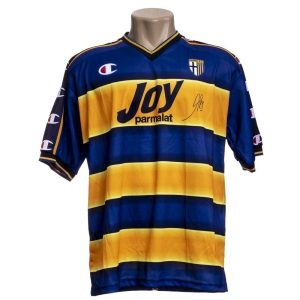 Camisa Parma (Ita) 2002 autografada pelo Alex
