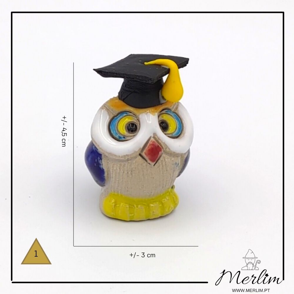 Mocho ou coruja figura mini de Profissão polícia ou estudante/juiz - Image 3