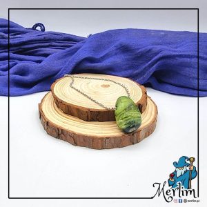 Pingente pedra Jade Verde