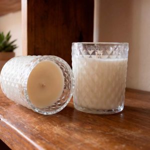 Vela de cera vegetal perfumada