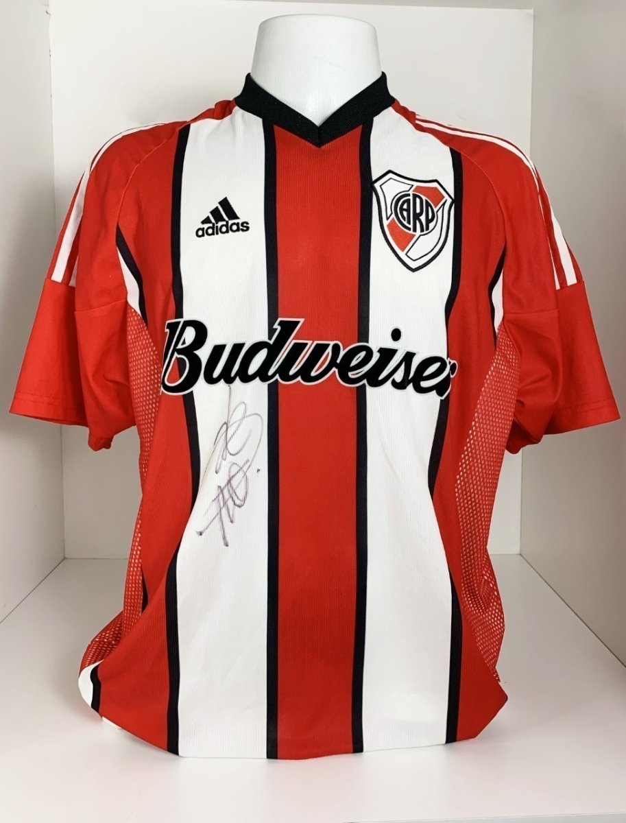 camisa river plate 2002 autografada pelo jogador dalessandro - Image 2