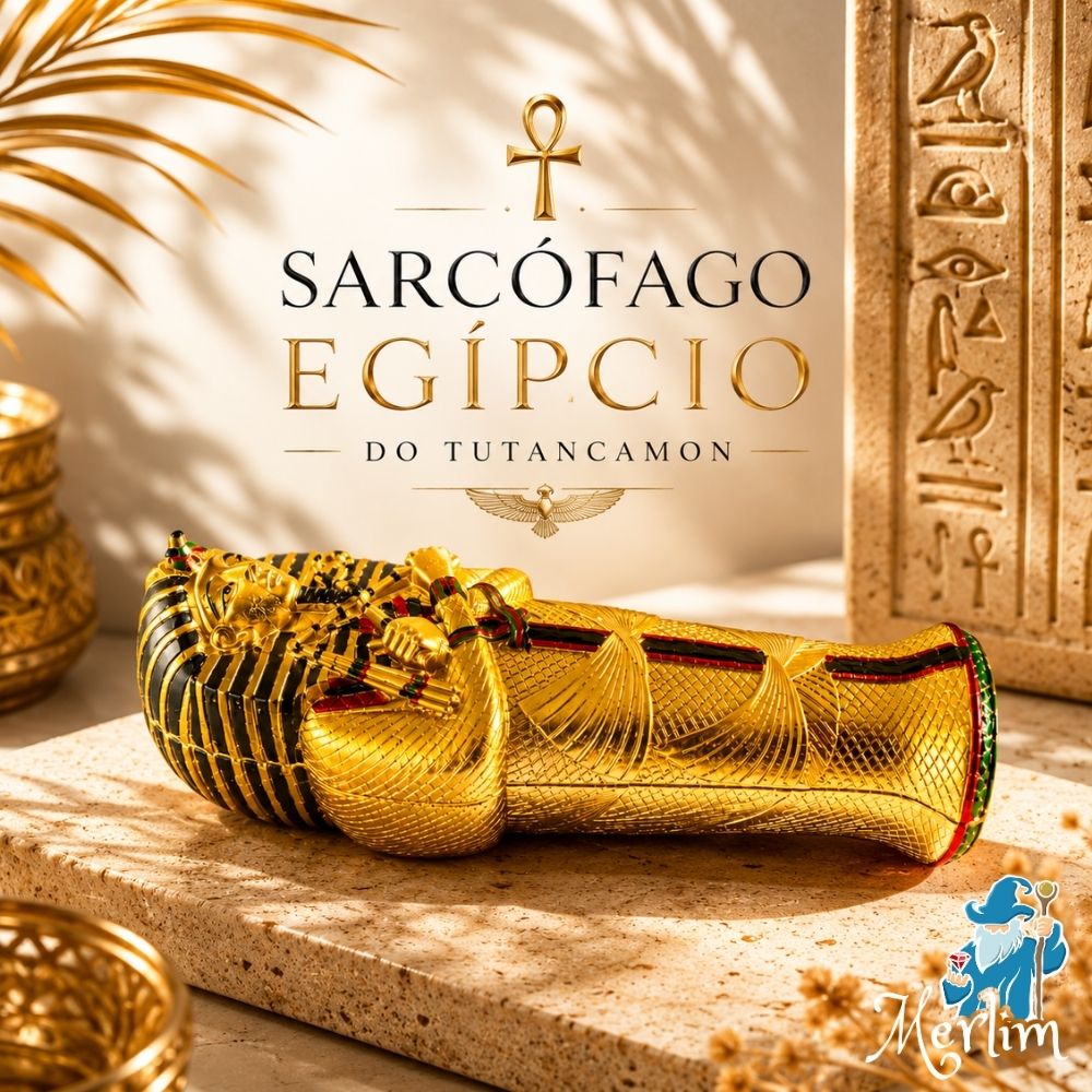 Sarcófago Tutancâmon em Resina | Decoração Egípcia - Image 2