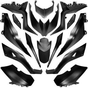 KIT DE CARENAGENS ALLPRO 15 PEÇAS YAMAHA X-MAX 125/300 18-22 400 18-20 – PRETO