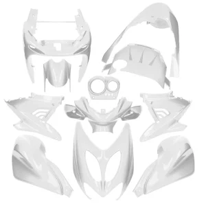KIT DE CARENAGENS ALLPRO 11 PEÇAS YAMAHA AEROX/MBK NITRO 03-13 – BRANCO