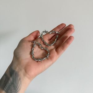Brinco Coração Farpado