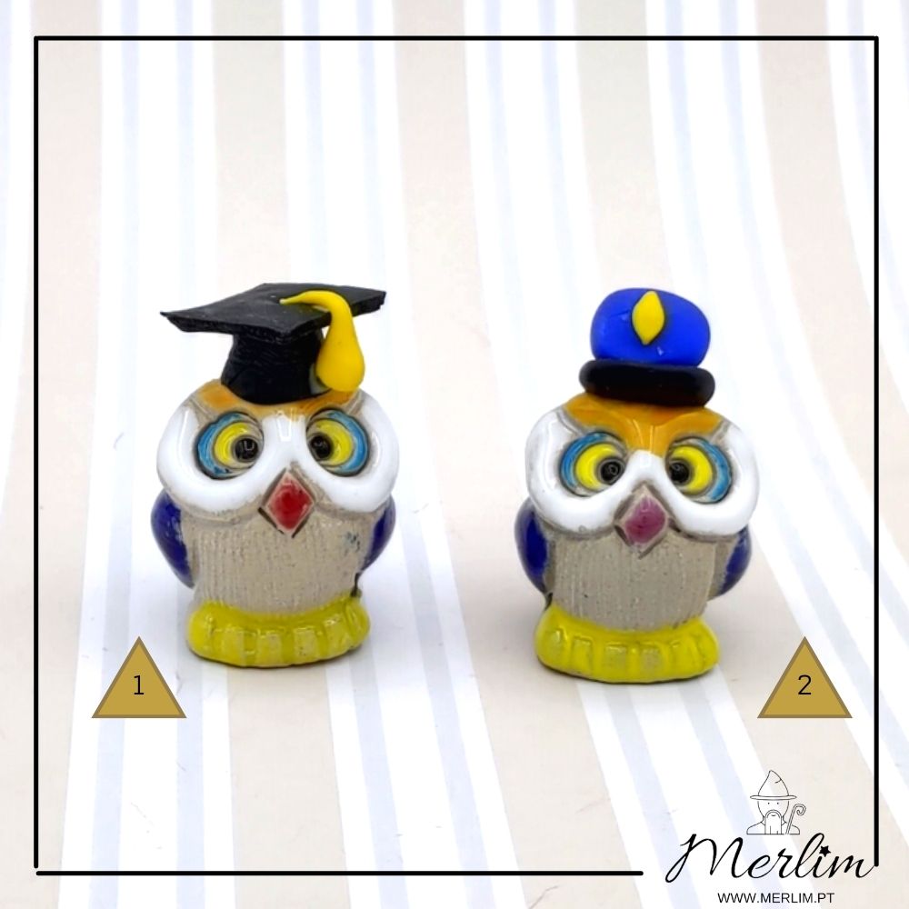 Mocho ou coruja figura mini de Profissão polícia ou estudante/juiz - Image 2