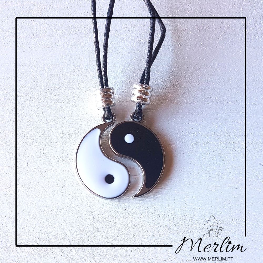 Yin e Yang – colar (fio preto e pingente) grande separado - Image 2
