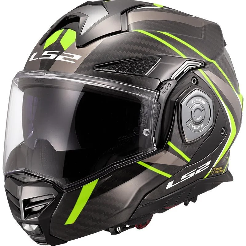 LS2 FF901 ADVANT X CARBON FUTURE II – PRETO/AMARELO FLUO