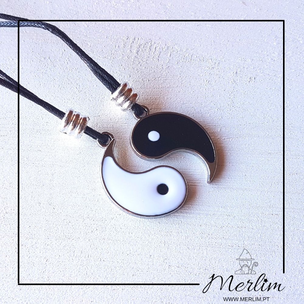 Yin e Yang – colar (fio preto e pingente) grande separado - Image 4