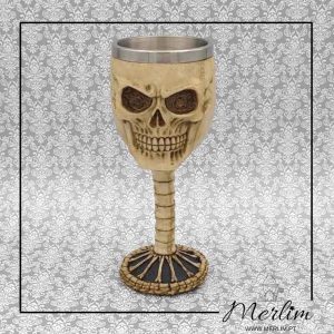 Calice decorativo Cara Caveira Esqueleto