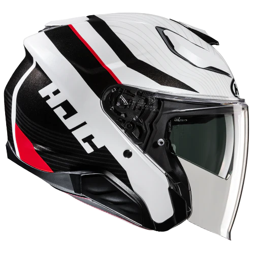 HJC F31 NABY – BLACK/RED - Image 5