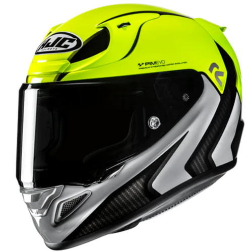 HJC RPHA 12 KOS – BLACK/GREY/YELLOW FLUO - Image 2