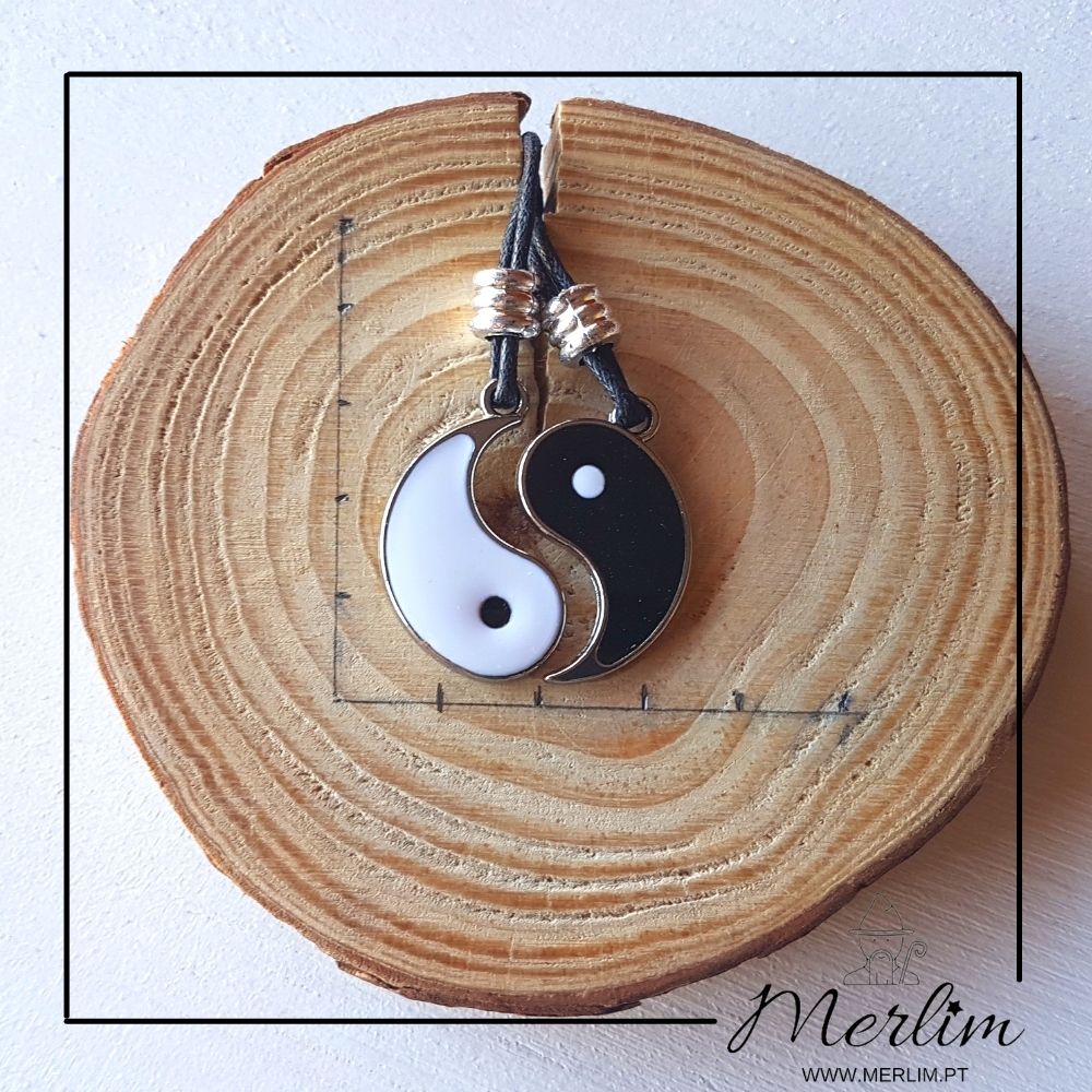 Yin e Yang – colar (fio preto e pingente) grande separado - Image 5