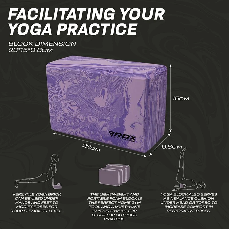 RDX PG Bloco de Espuma de Yoga EVA Tijolo antiderrapante - Image 9