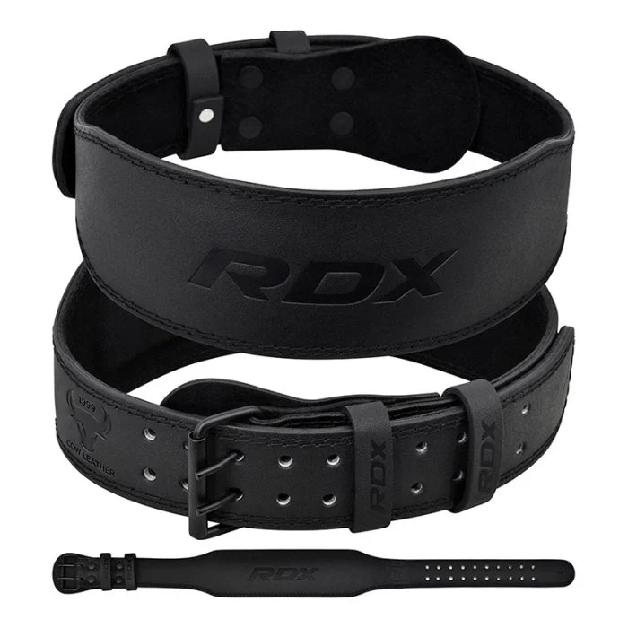 RDX CINTO DE COURO ACOLCHOADO DE 4 POLEGADAS PARA GINÁSTICA DE MUSCULAÇÃO - Image 2