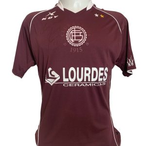 Camisa Lanus 2013 autografada pelo jogador Barrientos