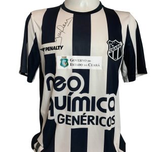 Camisa Ceará 2010 autografada pelo jogador Iarley